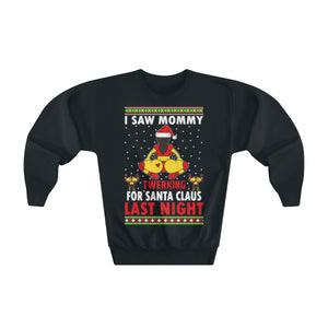 I Saw Mommy Twerking For Santa Claus Ugly Christmas Sweater (Kids)